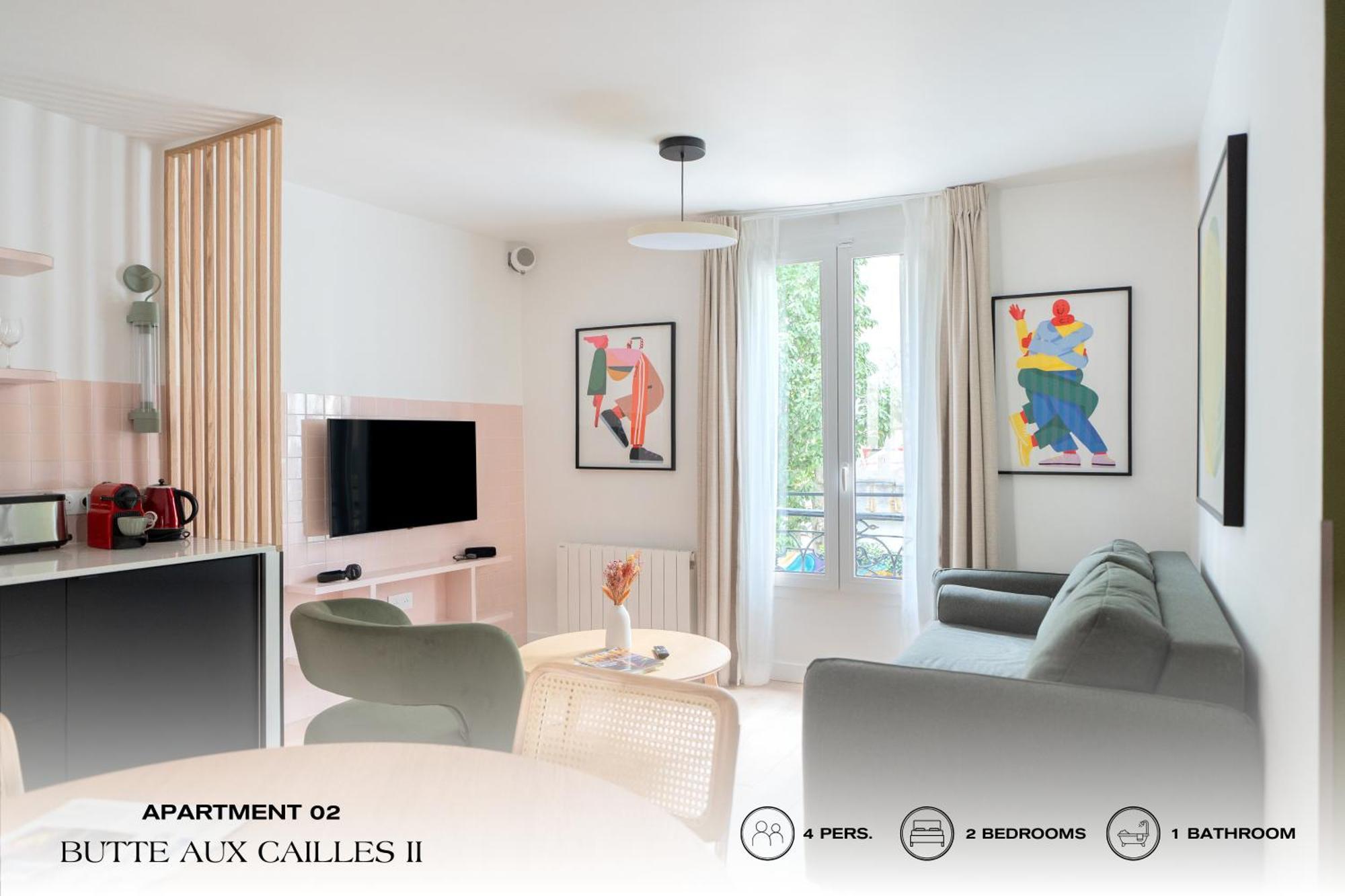 Beauquartier - Butte Aux Cailles II Apartment Париж Екстериор снимка