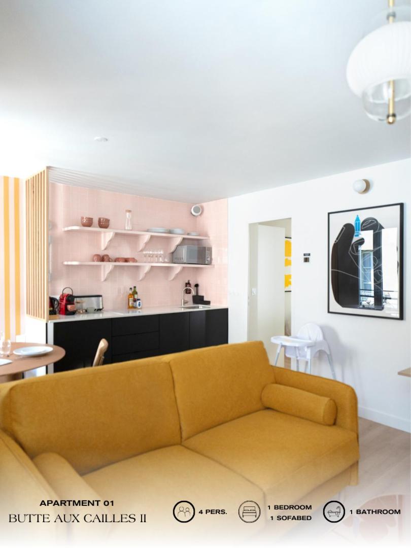 Beauquartier - Butte Aux Cailles II Apartment Париж Екстериор снимка