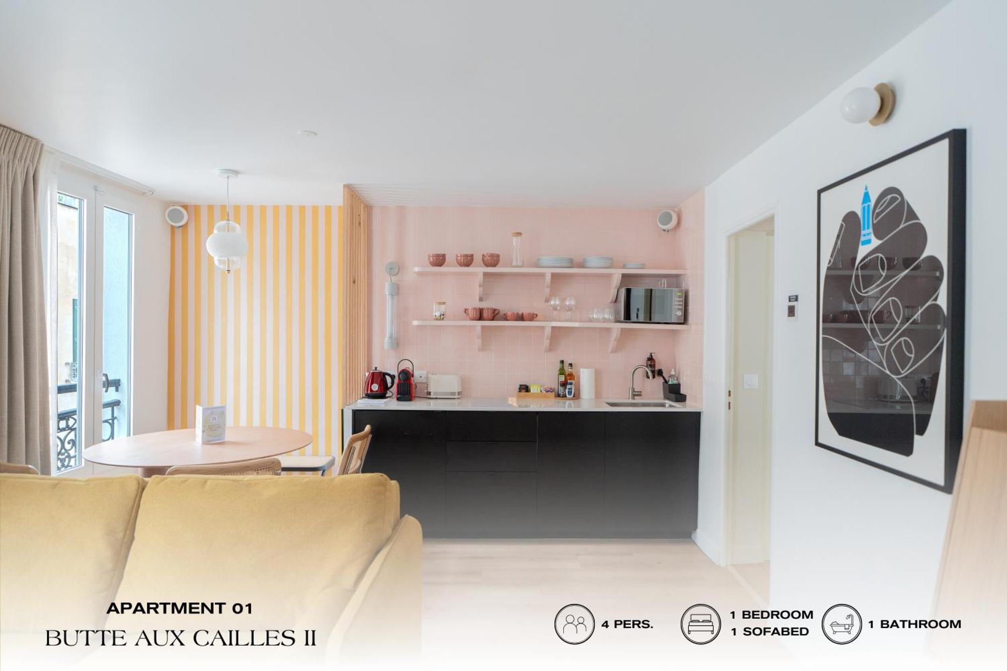 Beauquartier - Butte Aux Cailles II Apartment Париж Екстериор снимка